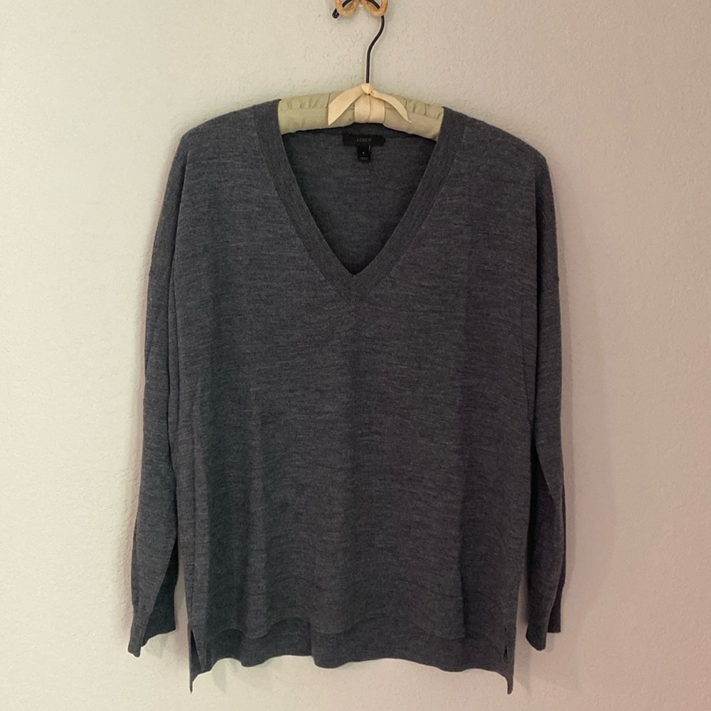 J.Crew merino wool v-neck sweater